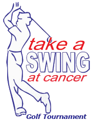 take a swing at cancer logo